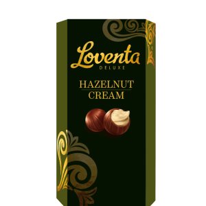 9862_TB Loventa Chocolate Pralines 130gr Hazelnut Cream Deluxe Box