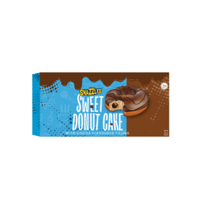 9867_TB Snazzles Filled Cake 240gr Sweet Donut Cake With Cocao Filling