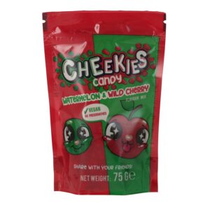 9888_TB Cheekies Candy 75gr Watermelon&Wild Cherry