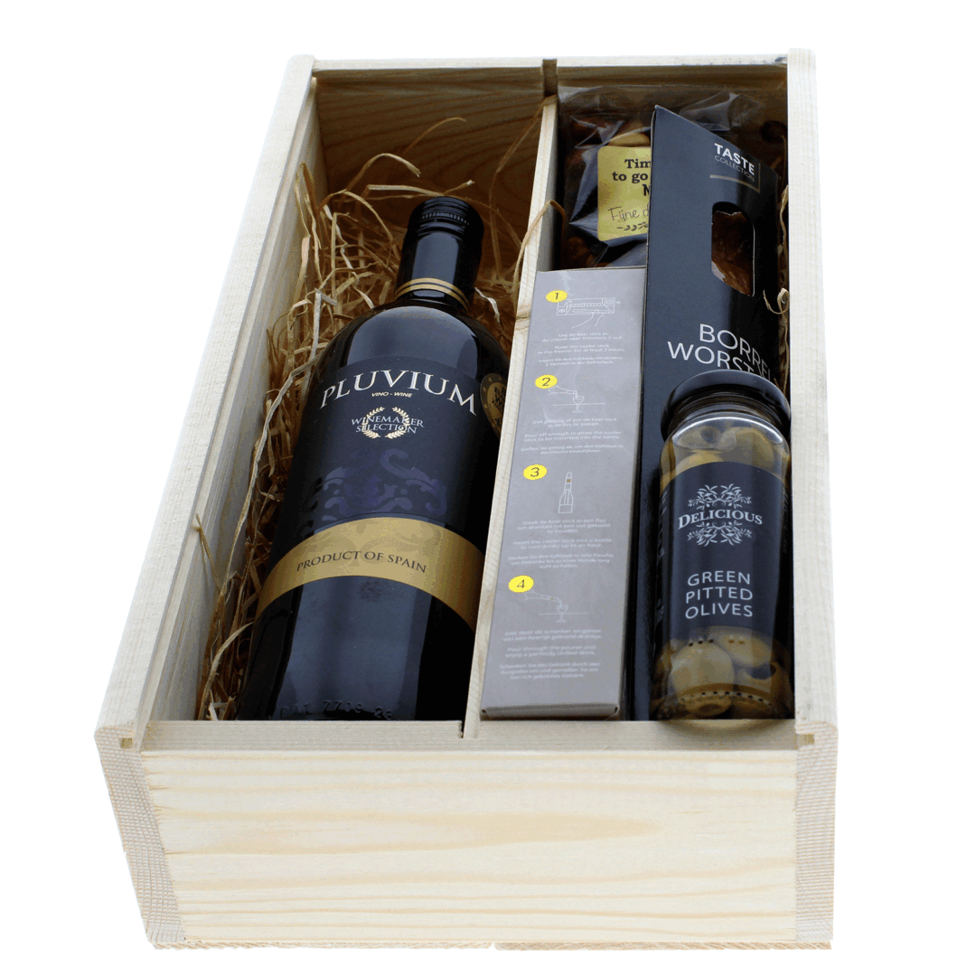 Chill & Cheers Kerstpakket—kis