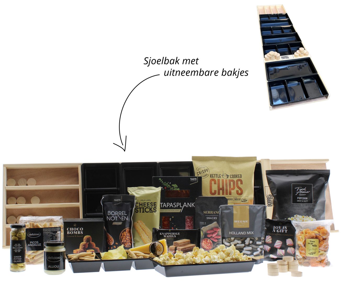 Sjoelen & Snack kerstpakket 1 kopie