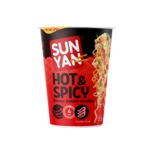 sun yan noodles hot spicey cup rood 65gr