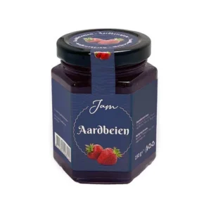 aardbei jam blauw 230gr