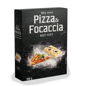 mix voor pizza focaccia zwart 500gr