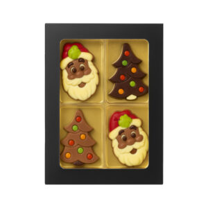 kerst chocolade giftbox klein 60g 24s